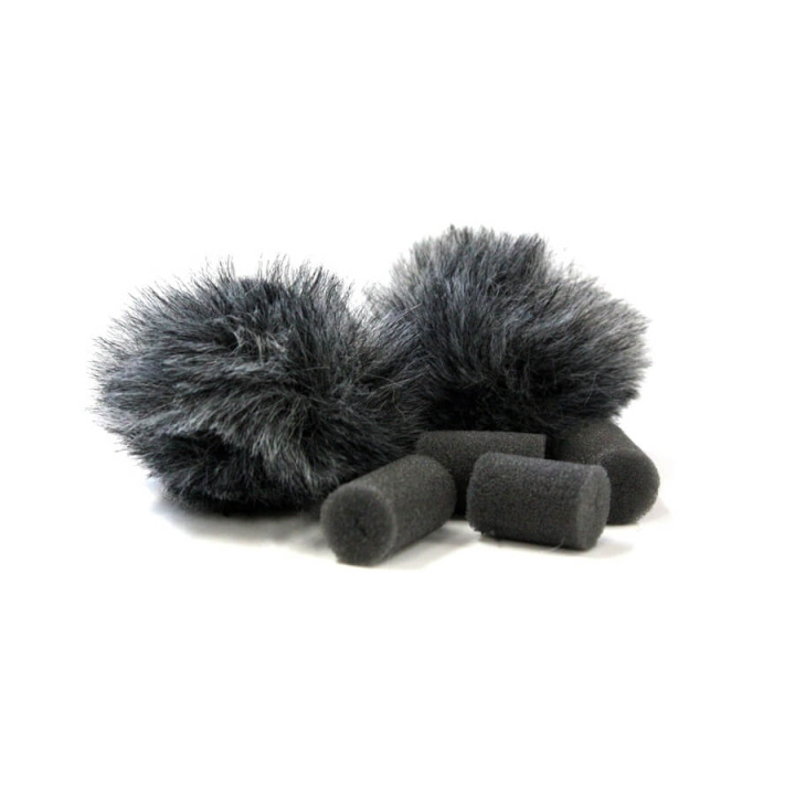 Rycote Windjammer Lavalier Pair Grey ryhmässä KODINELEKTRONIIKKA / Ääni & Kuva / Kädessä pidettävät mikrofonit @ TP E-commerce Nordic AB (D31581)