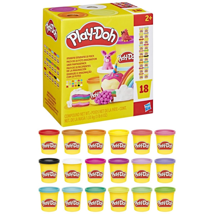 PLAY-DOH Imagine Anything 18 Pack ryhmässä LELUT, TUOTTEET LAPSILLE JA VAUVOILLE / Leikkikalut, Askartelu &Pelit / Lelusarja @ TP E-commerce Nordic AB (D31589)
