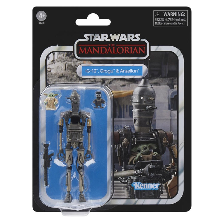 Star Wars The Vintage Collection 3.75 Inch Figure IG-12, Grogu & Anzellan ryhmässä LELUT, TUOTTEET LAPSILLE JA VAUVOILLE / Leikkikalut, Askartelu &Pelit / Figuurit, miniatyyrit ja tarvikkeet @ TP E-commerce Nordic AB (D31611)