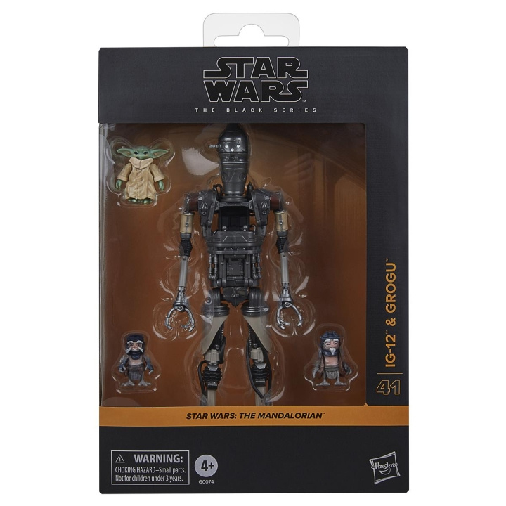 Star Wars The Black Series 6 Inch Figure IG-12 & Grogu ryhmässä LELUT, TUOTTEET LAPSILLE JA VAUVOILLE / Leikkikalut, Askartelu &Pelit / Figuurit, miniatyyrit ja tarvikkeet @ TP E-commerce Nordic AB (D31638)