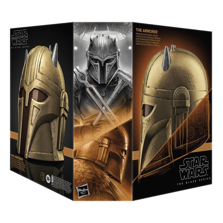 Star Wars The Black Series Electronic Helmet The Armorer ryhmässä URHEILU, VAPAA-AIKA JA HARRASTUS / Hauskat tavarat / Keräilyesineet @ TP E-commerce Nordic AB (D31642)