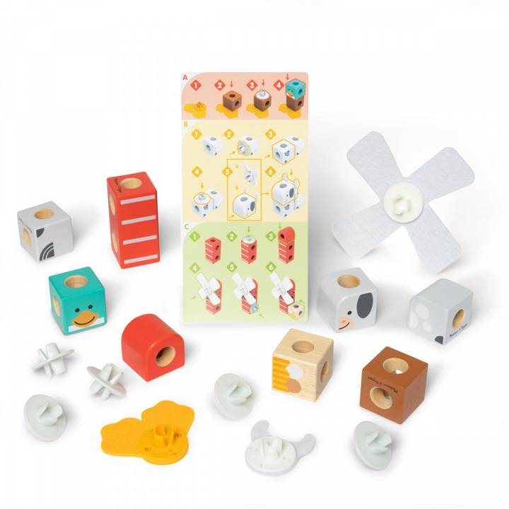 Melissa & Doug Blockables Farm Friends ryhmässä LELUT, TUOTTEET LAPSILLE JA VAUVOILLE / Lelut vauvoille (0-3v) / Toiminnalliset lelut @ TP E-commerce Nordic AB (D31684)