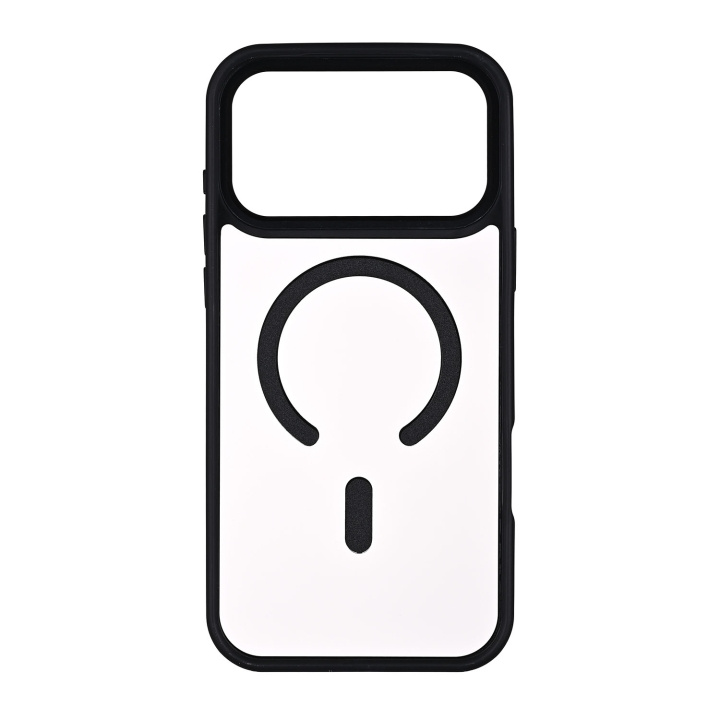 Onsala Puhelimen suojakuori Bumper MagSeries Musta & Läpinäkyvä - iPhone 17 Pro Max ryhmässä ÄLYPUHELIMET JA TABLETIT / Puhelimen suojakotelo / Apple / iPhone 17 @ TP E-commerce Nordic AB (D31737)