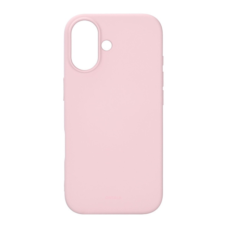 Onsala Mobilkuori silikonituntumalla Chalk Pink - iPhone 17 ryhmässä ÄLYPUHELIMET JA TABLETIT / Puhelimen suojakotelo / Apple / iPhone 17 @ TP E-commerce Nordic AB (D31773)