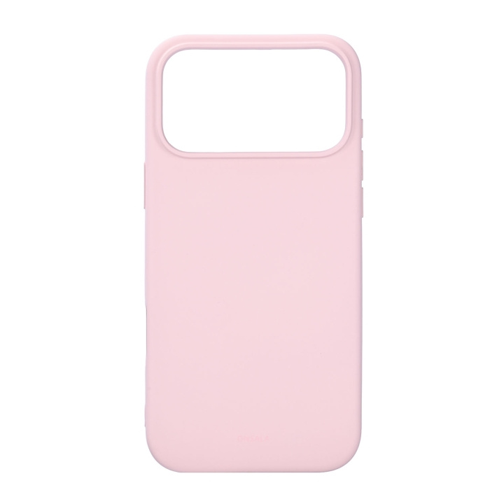 Onsala Mobilkuori silikonituntumalla Chalk Pink - iPhone 17 Pro Max ryhmässä ÄLYPUHELIMET JA TABLETIT / Puhelimen suojakotelo / Apple / iPhone 17 @ TP E-commerce Nordic AB (D31775)