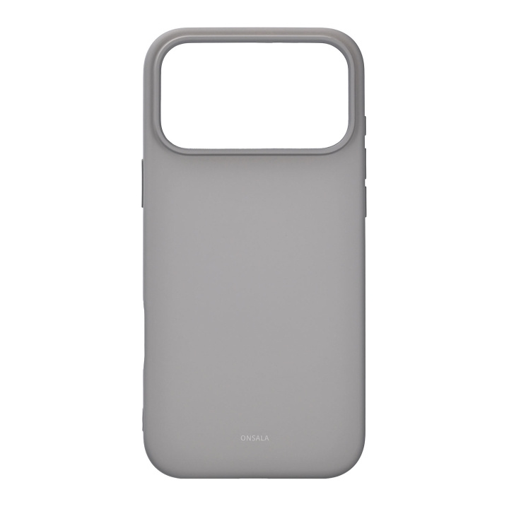 Onsala Puhelinkuori silikonituntumalla Concrete - iPhone 17 Pro Max ryhmässä ÄLYPUHELIMET JA TABLETIT / Puhelimen suojakotelo / Apple / iPhone 17 @ TP E-commerce Nordic AB (D31800)