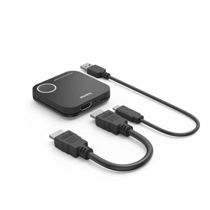 Hama Näyttö Adapteri HDMI Full HD 1080 Langaton ryhmässä KODINELEKTRONIIKKA / Kaapelit & Sovittimet / HDMI @ TP E-commerce Nordic AB (D31809)