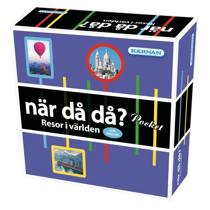 Egmont Spel När Då Då?-pocket Resor i Världen (Nya frågor) (SE) ryhmässä LELUT, TUOTTEET LAPSILLE JA VAUVOILLE / Peli / Lautapelit @ TP E-commerce Nordic AB (D31887)