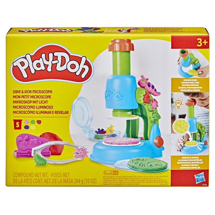 PLAY-DOH Wonder Glow Microscope Playset ryhmässä LELUT, TUOTTEET LAPSILLE JA VAUVOILLE / Leikkikalut, Askartelu &Pelit / Lelusarja @ TP E-commerce Nordic AB (D31945)