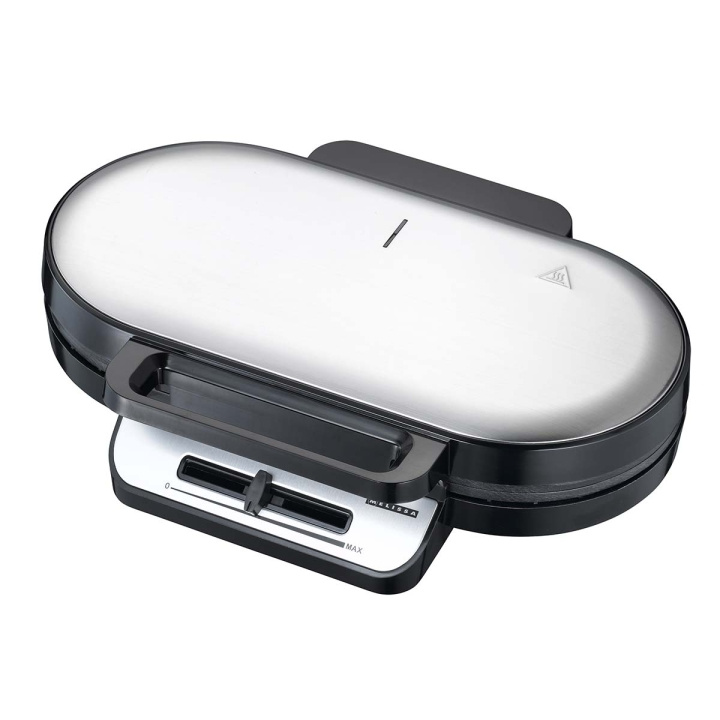 MELISSA Kaksoisvohvelikone 1200W Musta / ruostumaton teräs ryhmässä KOTI, TALOUS JA PUUTARHA / Kodinkoneet / Vohvelirauta @ TP E-commerce Nordic AB (D32032)