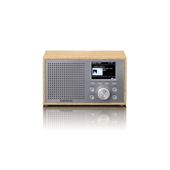 Lenco Mono DAB+ FM-radio Bluetoothilla Puu