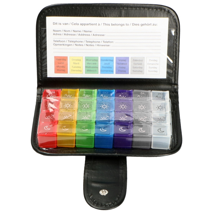 Fysic Kannettava pilleri järjestäjä ryhmässä KAUNEUS JA TERVEYS / Terveydenhoito / Muut @ TP E-commerce Nordic AB (D32232)