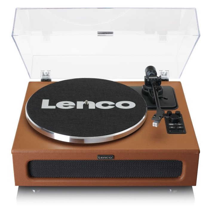 Lenco Levysoitin Bluetooth MMC 4 kaiuttimet sisäänrakennettu Brown ryhmässä KODINELEKTRONIIKKA / Ääni & Kuva / Kotiteatteri, HiFi ja kannettavat / Compact Stereo & Levysoitin @ TP E-commerce Nordic AB (D32316)