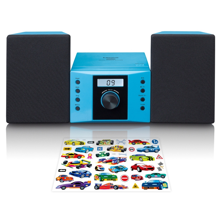 Lenco Stereojärjestelmä, jossa FM-radio ja CD-soitin Sininen ryhmässä KODINELEKTRONIIKKA / Ääni & Kuva / Kotiteatteri, HiFi ja kannettavat / Compact Stereo & Levysoitin @ TP E-commerce Nordic AB (D32324)