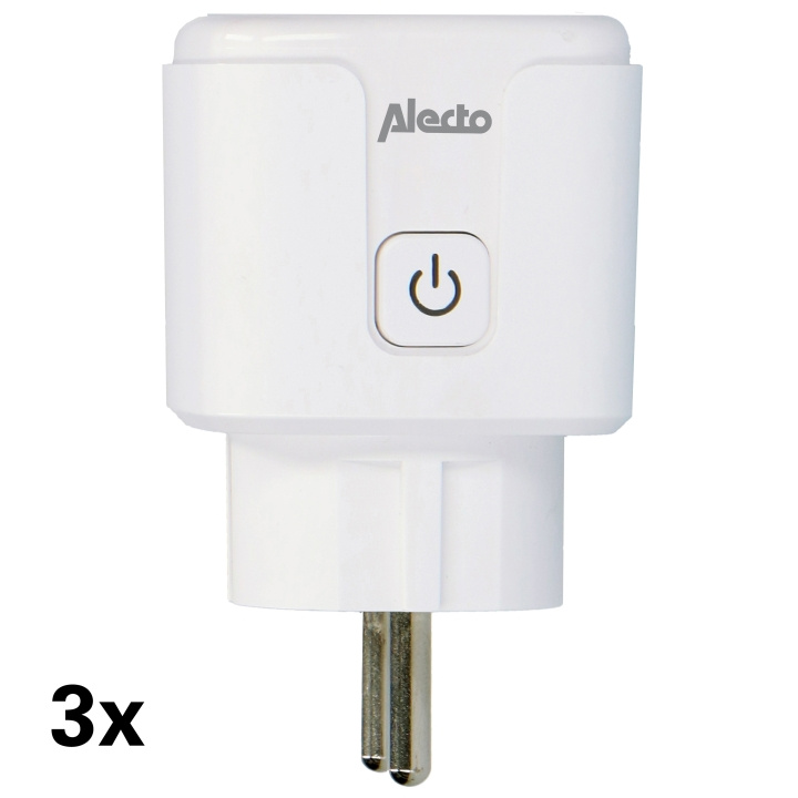 Alecto Älykäs Wi-Fi-pistoke 16A 3680W 3-pack Valkoinen ryhmässä KOTI, TALOUS JA PUUTARHA / Älykodit / Smart plugs @ TP E-commerce Nordic AB (D32404)
