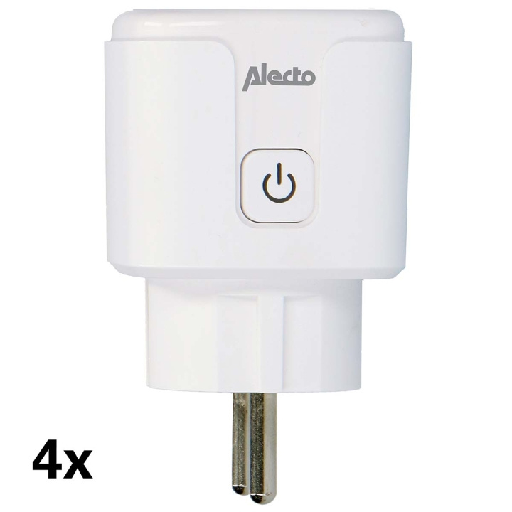 Alecto Älykäs Wi-Fi-pistoke 16A 3680W 4-pack Valkoinen ryhmässä KOTI, TALOUS JA PUUTARHA / Älykodit / Smart plugs @ TP E-commerce Nordic AB (D32405)