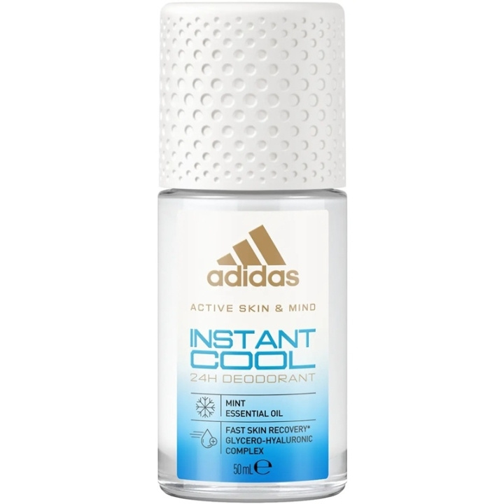 Adidas Instant Cool 24H Deo Roll-on 50ml ryhmässä KAUNEUS JA TERVEYS / Tuoksut & Parfyymit / Deodorantit / Miesten deodorantit @ TP E-commerce Nordic AB (D32494)