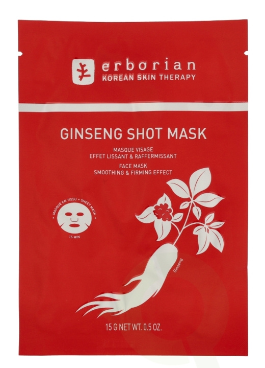 Erborian Gingseng Shot Mask 15 g ryhmässä KAUNEUS JA TERVEYS / Ihonhoito / Kasvot / Naamiot @ TP E-commerce Nordic AB (D32506)