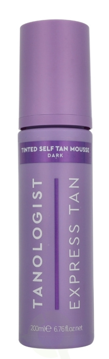 Tanologist Tinted Self Tan Mousse Express Tan 200 ml Dark ryhmässä KAUNEUS JA TERVEYS / Ihonhoito / Rusketus / Itseruskettava @ TP E-commerce Nordic AB (D32532)