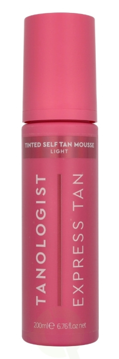 Tanologist Tinted Self Tan Mousse Express Tan 200 ml Light ryhmässä KAUNEUS JA TERVEYS / Ihonhoito / Rusketus / Itseruskettava @ TP E-commerce Nordic AB (D32534)