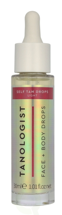 Tanologist Self Tan Drops Face + Body Drops 30 ml Light ryhmässä KAUNEUS JA TERVEYS / Ihonhoito / Rusketus / Itseruskettava @ TP E-commerce Nordic AB (D32540)