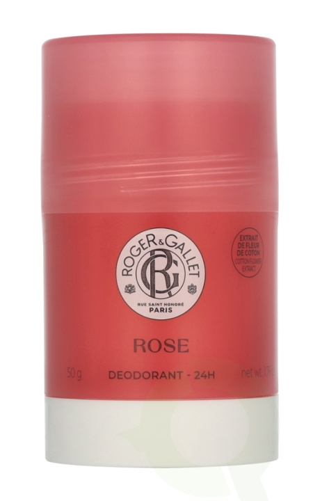 Roger & Gallet Rose Deodorant Stick 24H 50 g ryhmässä KAUNEUS JA TERVEYS / Tuoksut & Parfyymit / Deodorantit / Naisten deodorantit @ TP E-commerce Nordic AB (D32549)