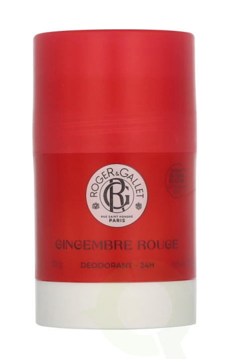 Roger & Gallet Red Ginger Deodorant Stick 24H 50 g ryhmässä KAUNEUS JA TERVEYS / Tuoksut & Parfyymit / Deodorantit / Naisten deodorantit @ TP E-commerce Nordic AB (D32550)