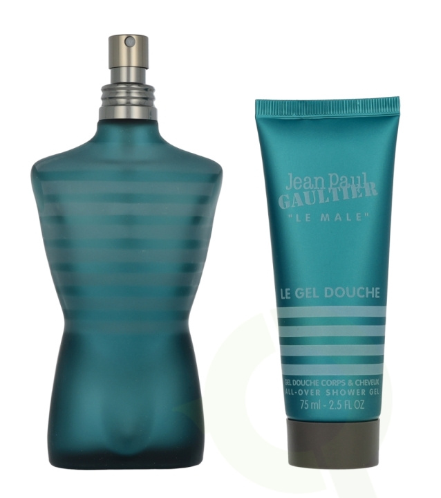 Jean Paul Gaultier Le Male Giftset 200 ml Edt Spray 125ml/Shower Gel 75ml ryhmässä KAUNEUS JA TERVEYS / Lahjapakkaukset / Miesten lahjapakkaukset @ TP E-commerce Nordic AB (D32564)