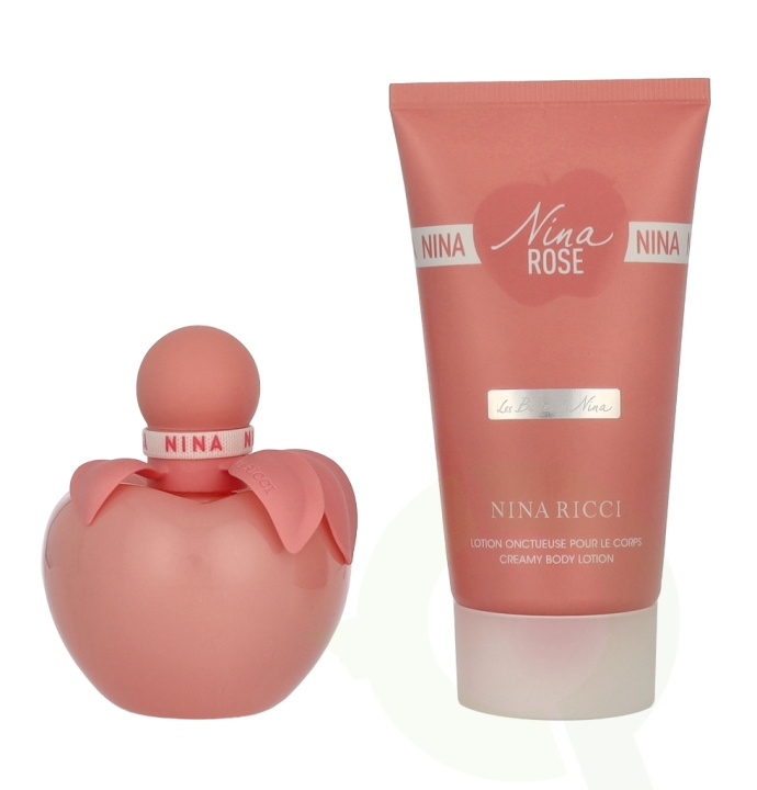 Nina Ricci Nina Rose Les Belles De Nina Giftset 125 ml Edt Spray 50ml/Body Lotion 75ml ryhmässä KAUNEUS JA TERVEYS / Lahjapakkaukset / Naisten lahjapakkaukset @ TP E-commerce Nordic AB (D32590)