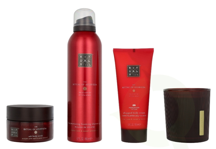 Rituals Ayurveda Medium Giftset 2025 565 ml Candle 140g/Body Cream 100ml/Body Scrub 125g/Foaming Shower Gel 200ml ryhmässä KAUNEUS JA TERVEYS / Lahjapakkaukset / Naisten lahjapakkaukset @ TP E-commerce Nordic AB (D32638)