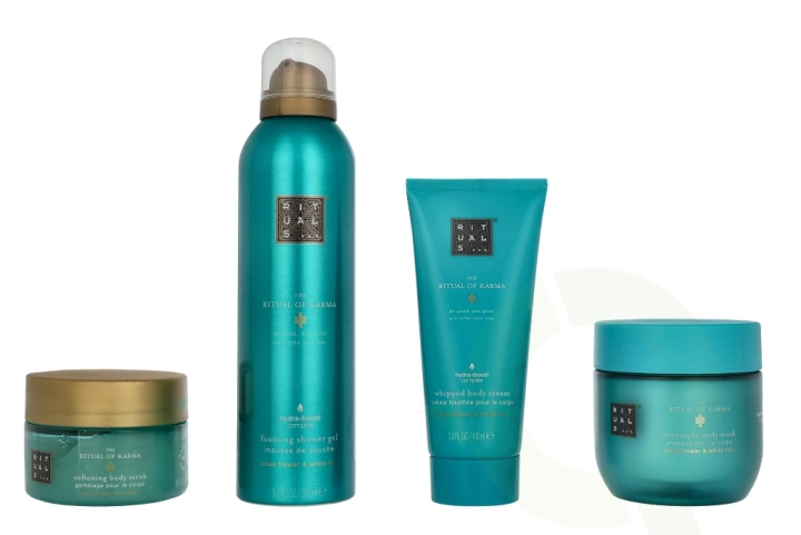 Rituals Karma Medium Giftset 2025 550 ml Foaming Shower Gel 200ml / Salt Body Scrub 125g / Body Mask 125ml / Whipped Body Cream 100ml ryhmässä KAUNEUS JA TERVEYS / Lahjapakkaukset / Naisten lahjapakkaukset @ TP E-commerce Nordic AB (D32659)