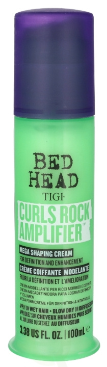 TIGI Bed Head Curls Rock Amplifier Mega Shaping Cream 100 ml ryhmässä KAUNEUS JA TERVEYS / Hiukset &Stailaus / Hiusten stailaus / Muotoiluvaahto @ TP E-commerce Nordic AB (D32671)