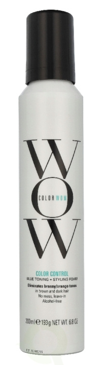 Color Wow Color Control Blue Toning + Styling Foam 200 ml ryhmässä KAUNEUS JA TERVEYS / Hiukset &Stailaus / Hiustenhoito / Hiusväri @ TP E-commerce Nordic AB (D32727)