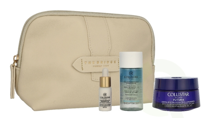 Collistar Futura Set 90 ml Futura Day Cream 50 ml / Mini Bifase Cleanser 35 ml / Mini Protective Drops 5 ml / Pouch ryhmässä KAUNEUS JA TERVEYS / Ihonhoito / Kasvot @ TP E-commerce Nordic AB (D32834)