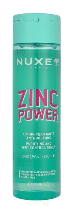 Nuxe Zinc Power Control Lotion Combination To Acne-Prone Skin 200 ml ryhmässä KAUNEUS JA TERVEYS / Ihonhoito / Kasvot @ TP E-commerce Nordic AB (D32890)