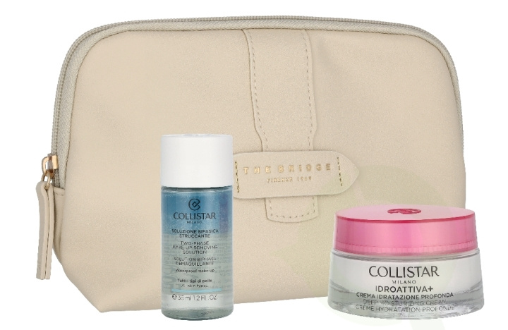 Collistar Idroattiva Set 85 ml Deep Hydratation Cream 50ml/Mini Bifase Cleanser 35ml/Pouch ryhmässä KAUNEUS JA TERVEYS / Ihonhoito / Kasvot @ TP E-commerce Nordic AB (D33002)