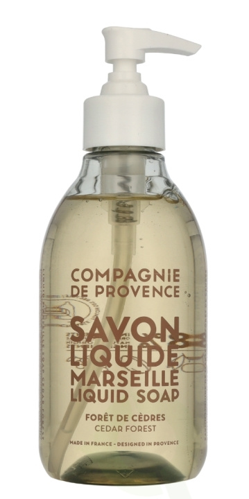 Compagnie De Provence Liquid Marseille Soap 300 ml Cedar Forest ryhmässä KAUNEUS JA TERVEYS / Ihonhoito / Kehon hoito / Käsisaippua @ TP E-commerce Nordic AB (D33030)
