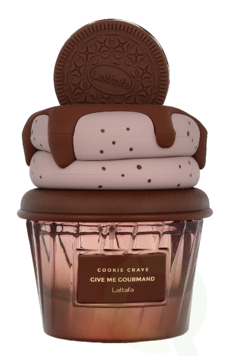 Lattafa Cookie Crave Give Me Gourmand Edp Spray 75 ml ryhmässä KAUNEUS JA TERVEYS / Tuoksut & Parfyymit / Parfyymit @ TP E-commerce Nordic AB (D33123)