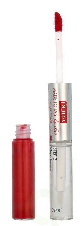 Pupa Milano Pupa Made to Last Lip Duo Lipstick 8 ml #006 Fire Red ryhmässä KAUNEUS JA TERVEYS / Meikit / Huulet / Huulipuna @ TP E-commerce Nordic AB (D33194)