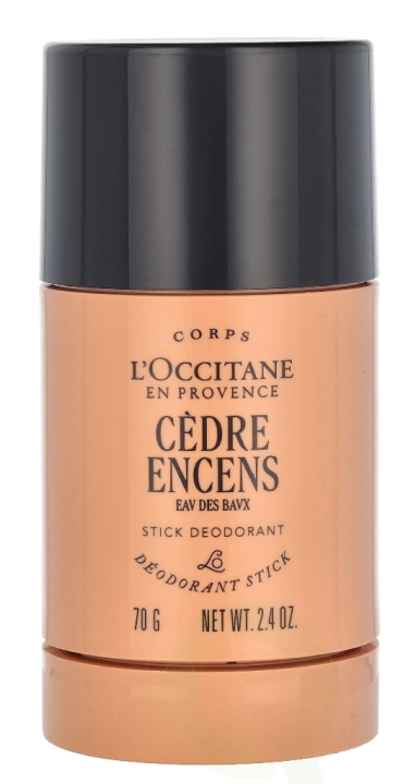 L\'Occitane Cedre Encens Deo Stick 70 g ryhmässä KAUNEUS JA TERVEYS / Tuoksut & Parfyymit / Deodorantit / Miesten deodorantit @ TP E-commerce Nordic AB (D33208)