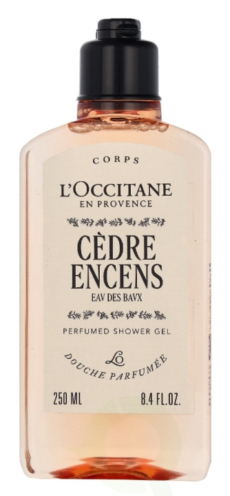 L\'Occitane Cedre Encens Perfumed Shower Gel 250 ml ryhmässä KAUNEUS JA TERVEYS / Ihonhoito / Kehon hoito / Kylpy- ja suihkugeelit @ TP E-commerce Nordic AB (D33209)
