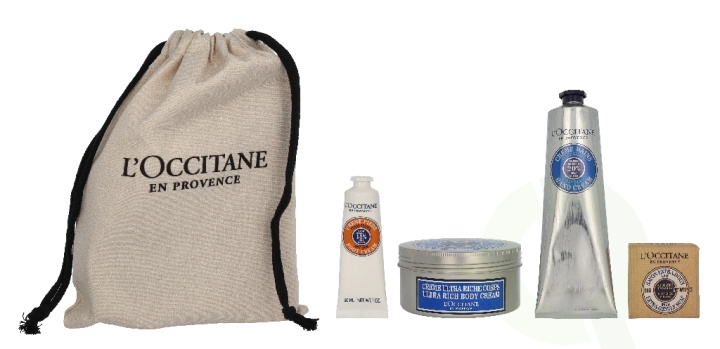 L\'Occitane Shea Butter Body Xmas Giftset 430 ml Hand Cream 150ml/Body Cream 200ml/Hand Cream 30ml/Shea Soap 50g ryhmässä KAUNEUS JA TERVEYS / Lahjapakkaukset / Naisten lahjapakkaukset @ TP E-commerce Nordic AB (D33216)