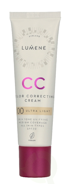 Lumene CC Color Correcting Cream SPF20 30 ml #00 ryhmässä KAUNEUS JA TERVEYS / Ihonhoito / Rusketus / Aurinkosuoja @ TP E-commerce Nordic AB (D33248)