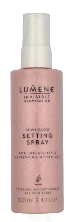 Lumene Invisible Illumination Dewy Glow Setting Spray 100 ml ryhmässä KAUNEUS JA TERVEYS / Ihonhoito / Kasvot @ TP E-commerce Nordic AB (D33262)