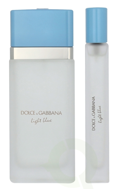 Dolce & Gabbana Light Blue Pour Femme Giftset 60 ml Edt Spray 50ml/Edt Spray 10ml ryhmässä KAUNEUS JA TERVEYS / Tuoksut & Parfyymit / Parfyymit / Naisten Tuoksut @ TP E-commerce Nordic AB (D33315)
