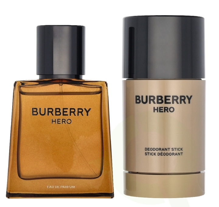 Burberry Hero Giftset 125 ml Edp Spray 50ml/Deo Stick 75ml ryhmässä KAUNEUS JA TERVEYS / Tuoksut & Parfyymit / Parfyymit / Miesten Tuoksut @ TP E-commerce Nordic AB (D33325)