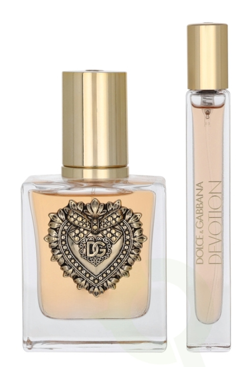 Dolce & Gabbana Devotion Giftset 60 ml Edp Spray 50ml/Edp Spray Pen 10ml ryhmässä KAUNEUS JA TERVEYS / Tuoksut & Parfyymit / Parfyymit @ TP E-commerce Nordic AB (D33453)