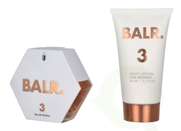Balr. 3 FOR WOMEN Giftset 80 ml Holidays 2023-2024 -Edp Spray 30ml/Body Lotion 50ml ryhmässä KAUNEUS JA TERVEYS / Lahjapakkaukset / Naisten lahjapakkaukset @ TP E-commerce Nordic AB (D33489)
