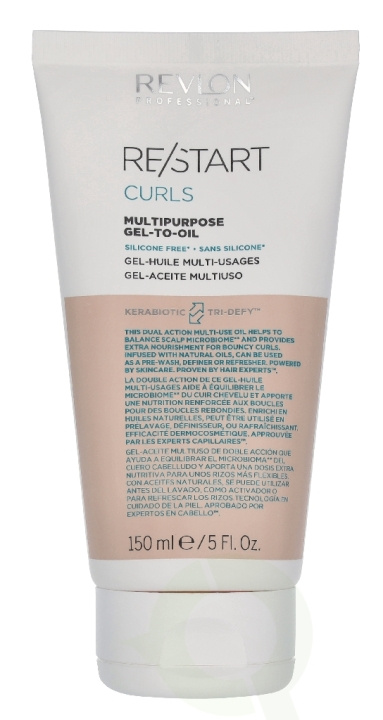 Revlon Re/Start Curls Multipurpose Get-To-Oil 150 ml ryhmässä KAUNEUS JA TERVEYS / Ihonhoito / Kasvot / Kasvoöljy @ TP E-commerce Nordic AB (D33545)