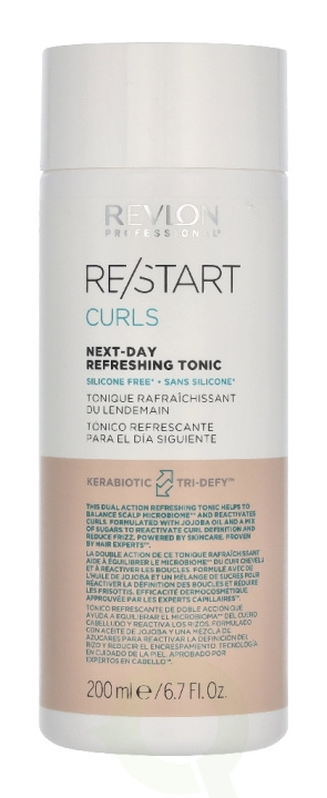 Revlon Re/Start Curls Next-Day Refreshing Tonic 200 ml ryhmässä KAUNEUS JA TERVEYS / Hiukset &Stailaus / Hiustenhoito @ TP E-commerce Nordic AB (D33546)